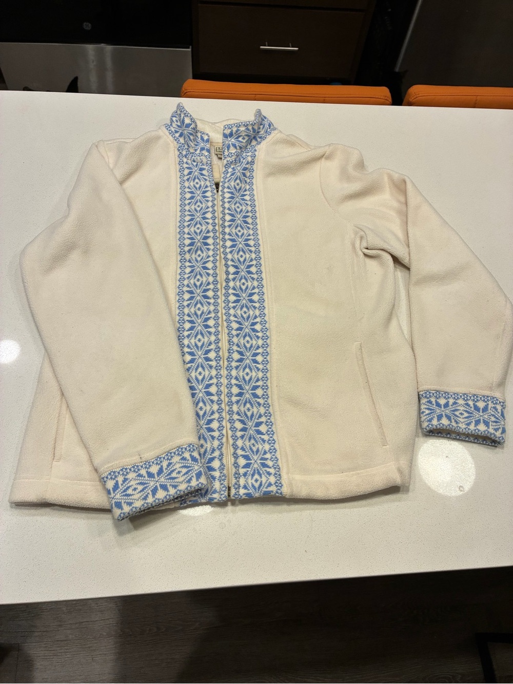 L.L.Bean Women's Fleece Full-Zip Jacket, Size Medium